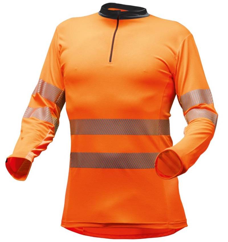 Zipp-Neck Shirt langarm